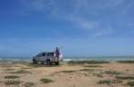 Punta Gallinas, península de La Guajira, na Colômbia, o ponto mais ao norte da América do Sul